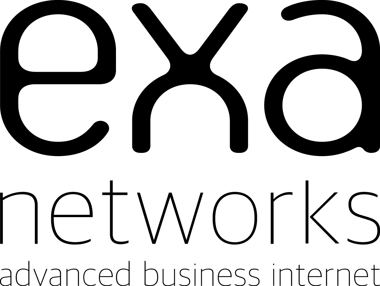 exa networks logo black text